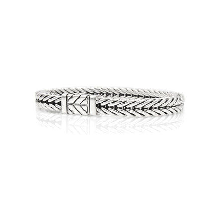 Sterling silver Braided Men's Bracelet
