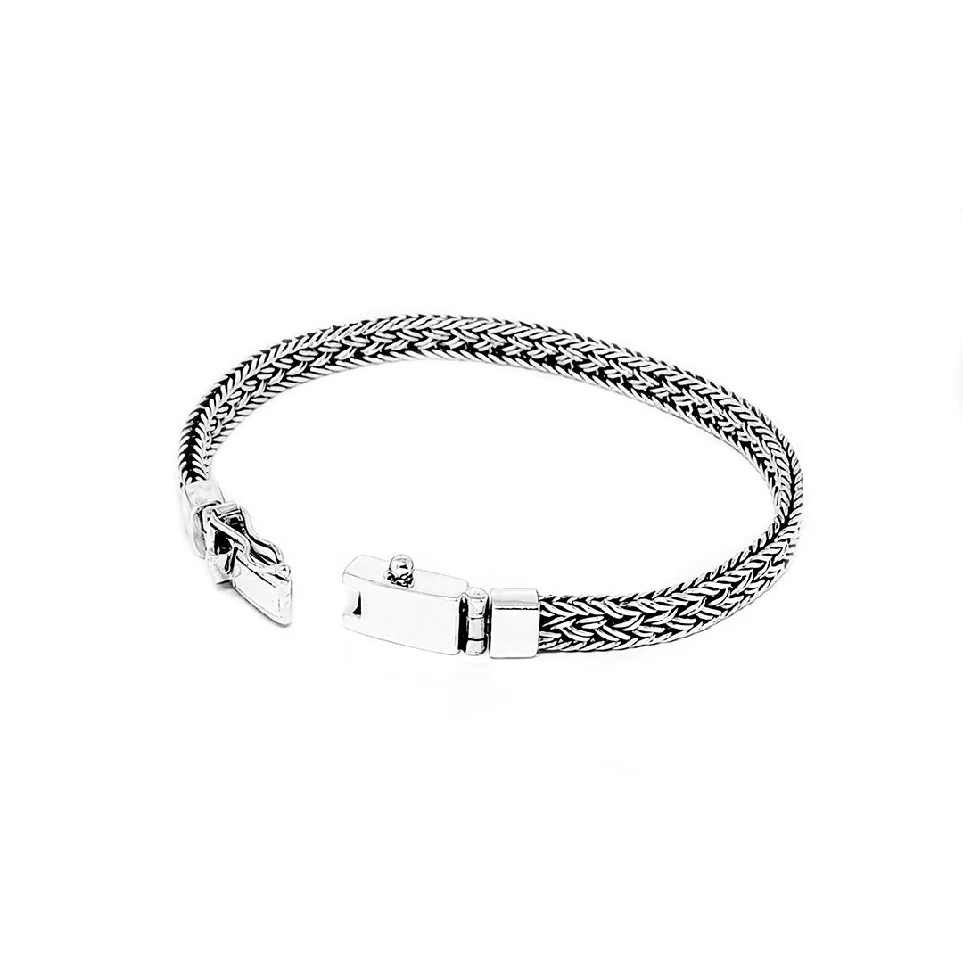 Artisan Anyaman Thailand Sterling Silver Chain, 6mm