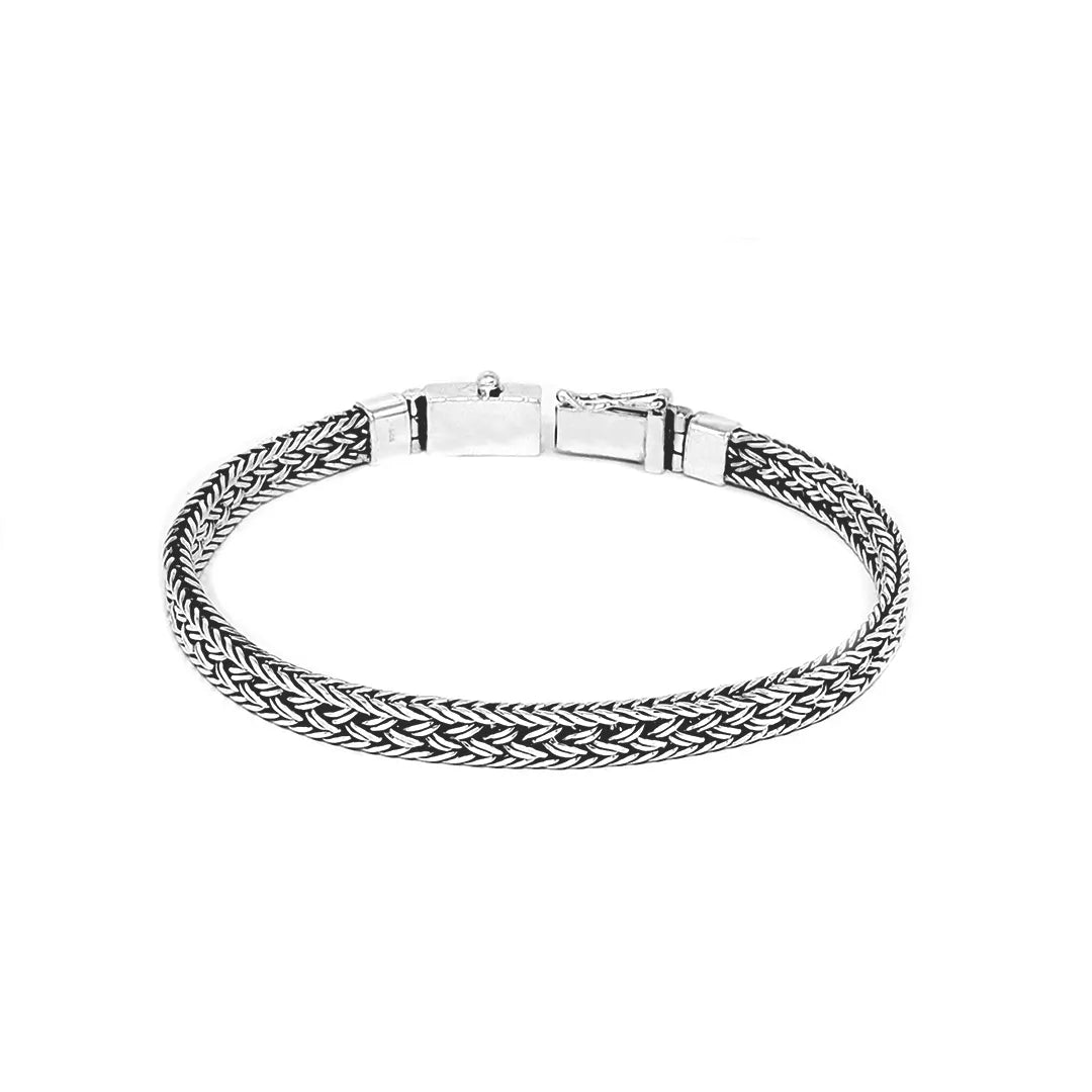Artisan Anyaman Thailand Sterling Silver Chain, 6mm