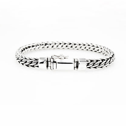 Men's Sterling Silver braided bracelet