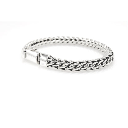 Men's Sterling Silver braided bracelet