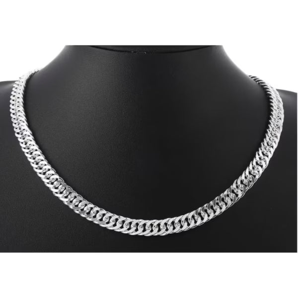 Kelabang Heritage Necklace – Artisan Sterling Silver Chain, 10mm